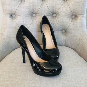 ARTURO CHIANG | Black Patent Leather Platform Stiletto Heels Size 9M EUC